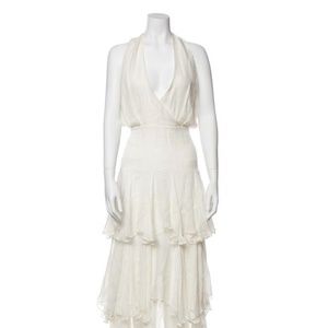 HOUGHTON SILK WHITE DRESS